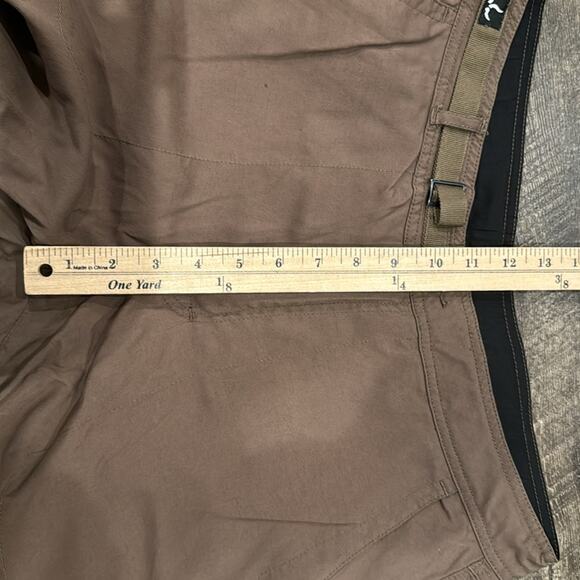 Prana Women's Roll Up Hem Cargo Hiking Pants Mud Size L - Picture 4 of 11